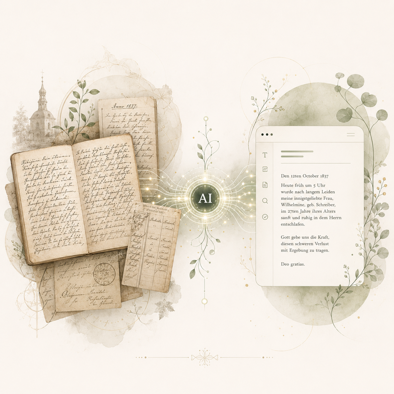 Transcribing Historical Handwriting with AI: Kurrent, Sütterlin, and Old Cursive